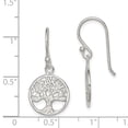 thumbnail image 3 of Auriga Fine Jewelry 925 Sterling Silver Tree of Life Shepherd Hook Dangle Earrings for Women, 3 of 6