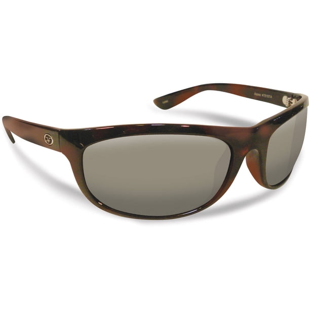 Flying Fisherman Azore Polarized Sunglasses, Tortoise Frame, Smoke Lens
