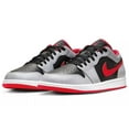 thumbnail image 3 of Men's Jordan 1 Low Black/Fire Red-Cement Grey (553558 060) - 13, 3 of 5