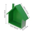 thumbnail image 2 of Milisten Small Shelf Unit Wood House Shape Display Box for Office Students 1Pack, 2 of 8