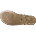 thumbnail image 6 of MICHAEL Michael Kors Mira Metallic Jelly Thong Sandals, Gold, 6 of 6