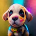 thumbnail image 1 of Cuadros Decorativos Cachorro 5D DIY Diamond Painting Kits Full Round Drill Wall Decor Art Craft (B5663) Likrtyny embutido en tela, 1 of 8