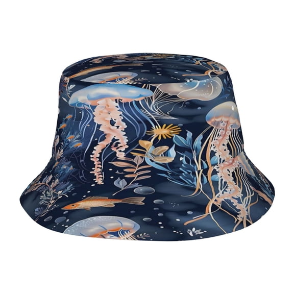 Jellyfish Fisherman's Hat Lightweight and Breathable Sun Hat Suitable for Both Men and Women