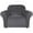 Gray, variant on Enova Home Ultra Soft Thick Stretch Velvet Fabric 1 Seater Armchair Slipcover for Living Room (Gray)