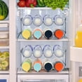 thumbnail image 5 of TAIMASI Water Bottle Organizer, 4 Packs Stackable Plastic Water Bottle Cup Holder, Drink/Water Bottle Storage Stand for Kitchen Countertop, Cabinet, Freezer, Pantry, 5 of 7