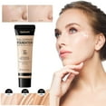 thumbnail image 5 of Liquid Concealer, Cream Concealer, Natural Matte Cream Concealer Stick with Soft Sponge Applicator, Lightweight Moisturizing Coverage for Skin, Long-Lasting Blendable Makeup, 5 of 5