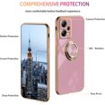 thumbnail image 5 of Compatible with Redmi Note 12 Pro Plus Case Silicone TPU Shockproof Redmi Note 12 Pro Plus Phone Case Cute Cases with Ring for Women Men (Light Purple), 5 of 14