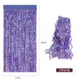 thumbnail image 3 of Cortina con flecos CYLMFC, lámina morada, 1 m x 2 m, para decoración de fiestas, 3 of 6