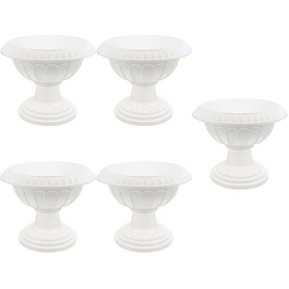 5 Pieces Scindapsus Planter Urn Garden Pot Artificial Outdoor Plants