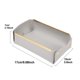 thumbnail image 4 of Caja De Almacenamiento De Cuero Con Borde Dorado De Estilo Nórdico, Bandeja De Almacenamiento De Mesa Para Ahorrar Espacio, Plegable Para Sala De Estar, Dormitorio, Porche, Librería Scienceny HA016118-00, 4 of 7