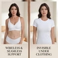 thumbnail image 5 of Women's Jelly Push Up Bra, Seamless Wireless Bra, Comfortable Full Coverage Wirefree T-Shirt Bra Qeldulk, 5 of 9