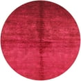 thumbnail image 1 of Ahgly Company Machine Washable Indoor Round Industrial Modern Ferrari Red Area Rugs, 8' Round, 1 of 7
