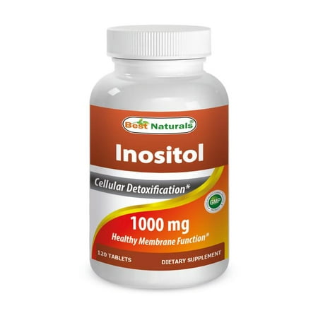 Best Naturals Inositol 1000mg 120 Tablets (Best Brand Of Inositol For Pcos)