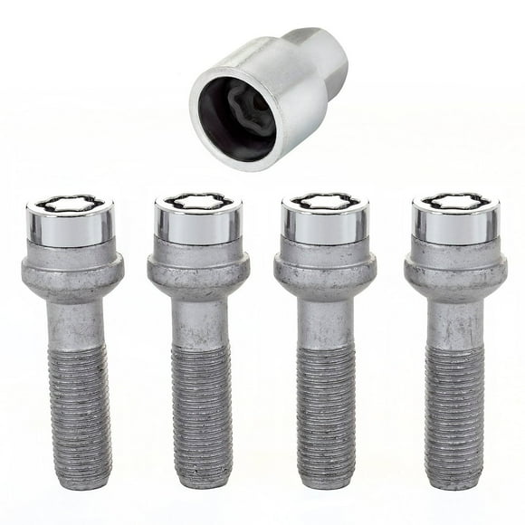 McGard Wheel Access Wheel Lock 28017 Bolt Style; Lug Bolt Lock; 14 Millimeter x 1.5 Thread Size; Radius Ball Seat; Acorn Lug Use With Steel/Aluminum Wheels; 1.77 Inch Threaded Length