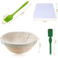 thumbnail image 3 of Naler Banneton Bread Proofing Basket Set - 8.5" Round Natural Rattan Sourdough Professional Dough Baking Bowl, 3 of 7