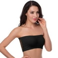 thumbnail image 2 of Youmylove Women Non Padded Bandeau Bra Wire Free Strapless Convertible Bralettes Basic Layer Tube Top Bra Fantasy Elegant Bridal Lingeries, 2 of 9
