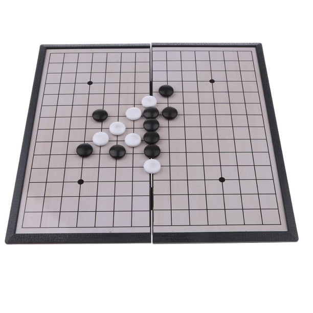 Juego de tablero de ajedrez profesional portátil Baoblaze Weiqi Juguete de ajedrez chino