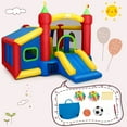 thumbnail image 4 of Costway  6-in-1 Inflatable Bounce House Blow up Castle Toddler Kids Indoor Outdoor with 480 Blower, 4 of 7