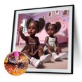 thumbnail image 2 of 5D DIY Kit para Niña Del Arte Artesanal 40x40cm, 2 of 7