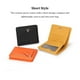 thumbnail image 5 of Cartera Sonducket Corta y Fina para Mujer con Ciervos de Navidad Amarillo, 5 of 6