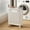 White, variant on Camnix Rolling Slim Laundry Basket on Wheels, Foldable Laundry Hamper with Handle, Laundry Sorter and Organizer, Tall Storage Basket Bin (Beige)