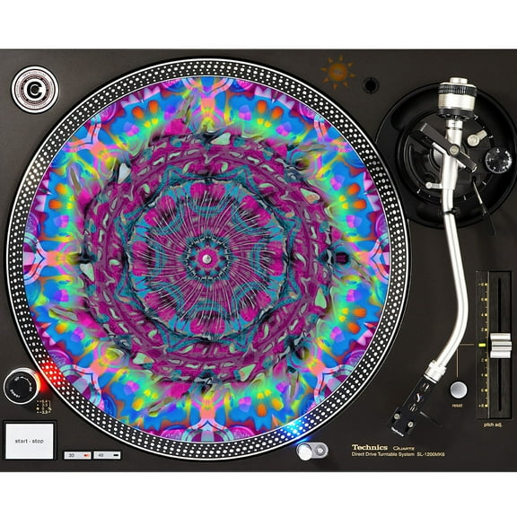KuzmarK™ 12" DJ Turntable Slipmat - Kandy