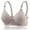 Silver, variant on Everyday Bra for Women Wireless Seamless Padded T Shirt Bra Adjustable Strap No Underwire Comfort Bralette