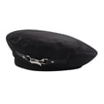 thumbnail image 3 of Cap Artist Beret French Beret Hat Beret Leather Beret Women, 3 of 9