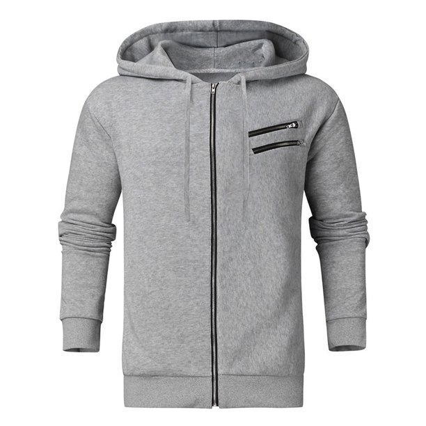 Moda hombre invierno manga larga cremallera utilidad sudadera Tops blusa Pompotops oipoqjl21644