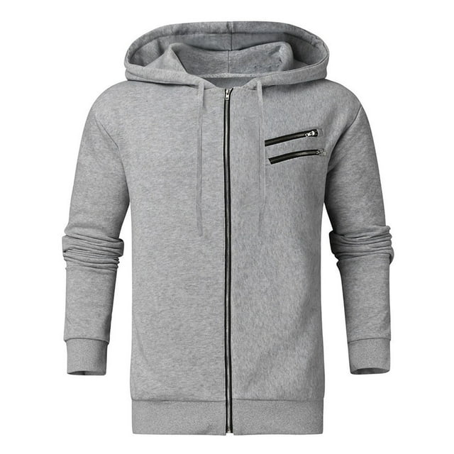 Moda hombre invierno manga larga cremallera utilidad sudadera Tops blusa Pompotops oipoqjl21643