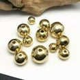 thumbnail image 4 of U8MO Round 4mm~18mm Solid Brass Metal Light Gold Loose Beads lot for Jewelry Making-5mm 50pcs, 4 of 6