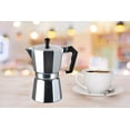 thumbnail image 3 of J&V TEXTILES Stovetop Espresso and Coffee Maker, Moka Pot for Classic Italian and Cuban Caf Brewing, Cafeteria, 9-Cup, 3 of 8