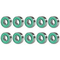 thumbnail image 2 of Kuymtek 10pcs 608rs ABEC-9 Cojinete bolas Scooter Cojinetes profunda en miniatura (Verde), 2 of 5