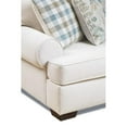 thumbnail image 3 of Pemberly Row Traditional Fabric Arm Chair With Pillows in Cream, 3 of 4