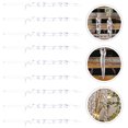 thumbnail image 2 of 24pcs Acrylic Icicle DIY Christmas Tree Hanging Decoration Gift for Home, 2 of 6