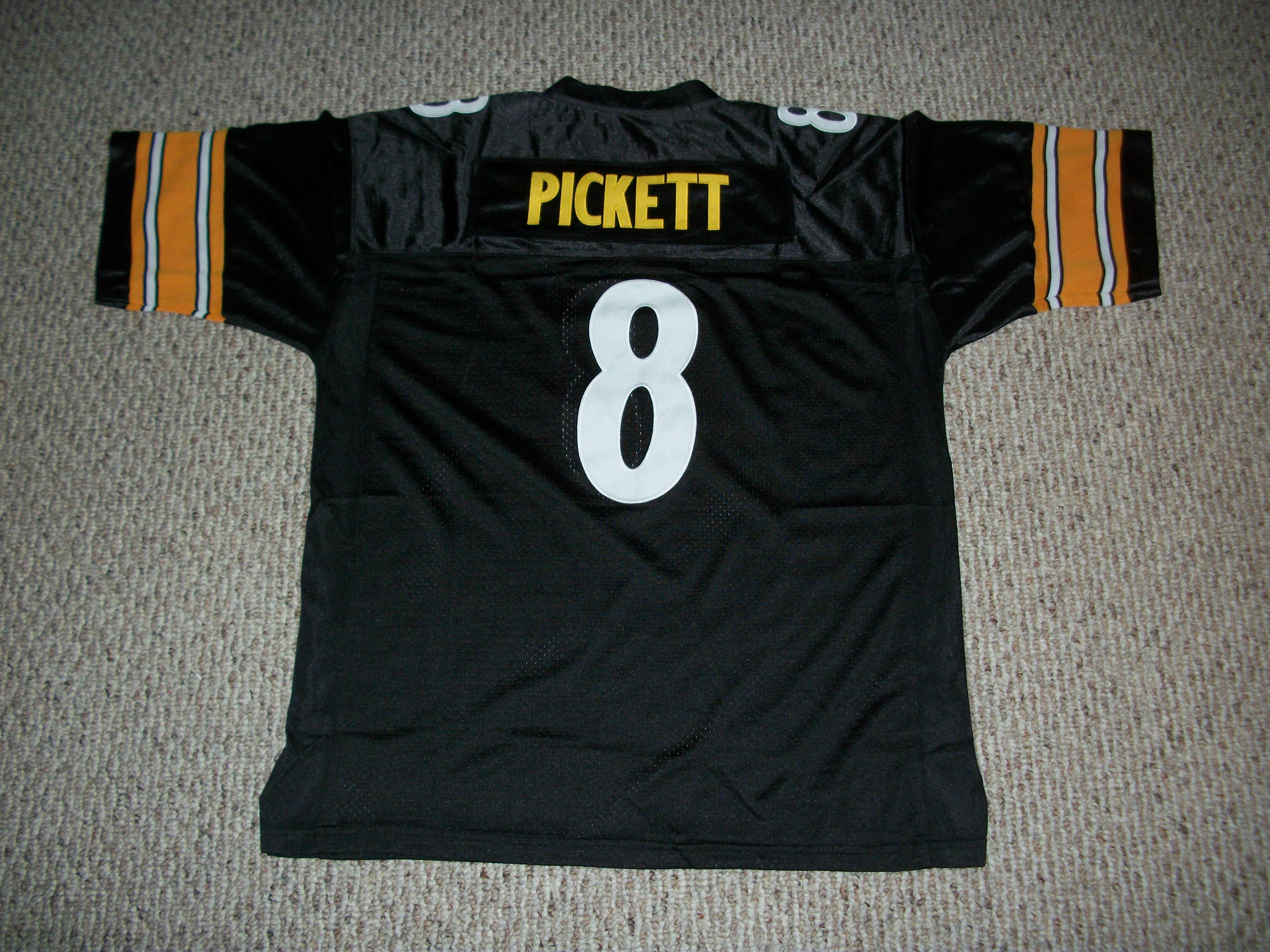 Unsigned Kenny Pickett Jersey 8 Pittsburgh Custom Stitched Black