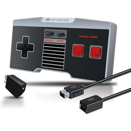 My Arcade GamePad Combo Kit: Wireless Controller and 10 Foot ExtensionCable for the NES Classic Edition Gaming System