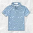 thumbnail image 2 of KAUOD Toddler Baby Boys Girls Polo Short Sleeve Shirt Lapel Button Down T-Shirts Summer Outdoor Sports Tops Clothes, 2 of 9