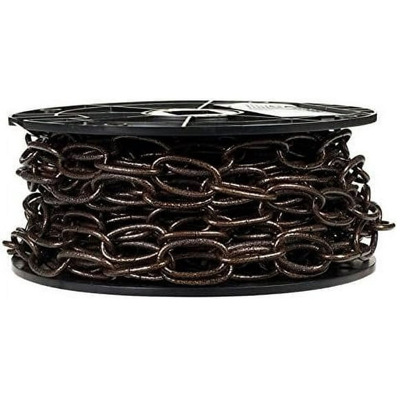 Campbell Chain 10 Antique Copper Steel Decorative Chain 0.14 in. Dia. 1.21 in. - Total Qty: 1