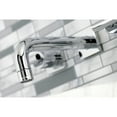 thumbnail image 4 of Kingston Brass KS6121CML Manhattan Two-Handle Wall Mount Bathroom Faucet, Polished Chrome, 4 of 5