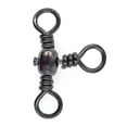 thumbnail image 4 of Durable Splitter Wivels Bearing Brass Barrel Ring Rolling Trident Fishing Pin Line Connector 3 Way 2, 4 of 8