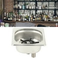 thumbnail image 4 of Stainless Steel Automatic Cup Washer Cleaner Glass Rinser High Pressure Multi Angle Washing Practical Cup Cleaning Tool for Bars Pubs Restaurants, 4 of 7