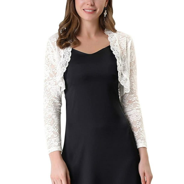 Lace cardigan black cheap