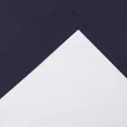 thumbnail image 3 of 2 Piece Grommet Top 100% Blackout Window Treatment Curtain Tiers Set, 27"W x 36"L - Navy, 3 of 3