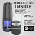 thumbnail image 3 of GermGuardian Air Purifier with HEPA Filter and UV-C Light, Removes Odors, 750 Sq. ft, AC4625BDLX, 3 of 9