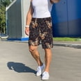 thumbnail image 4 of Salouo Butterfly1 Pattern Men's Sleep Pajama Shorts,Pajama Bottoms Elastic Waistband Sleep Pajama Short PJ Shorts for Men -Medium, 4 of 6
