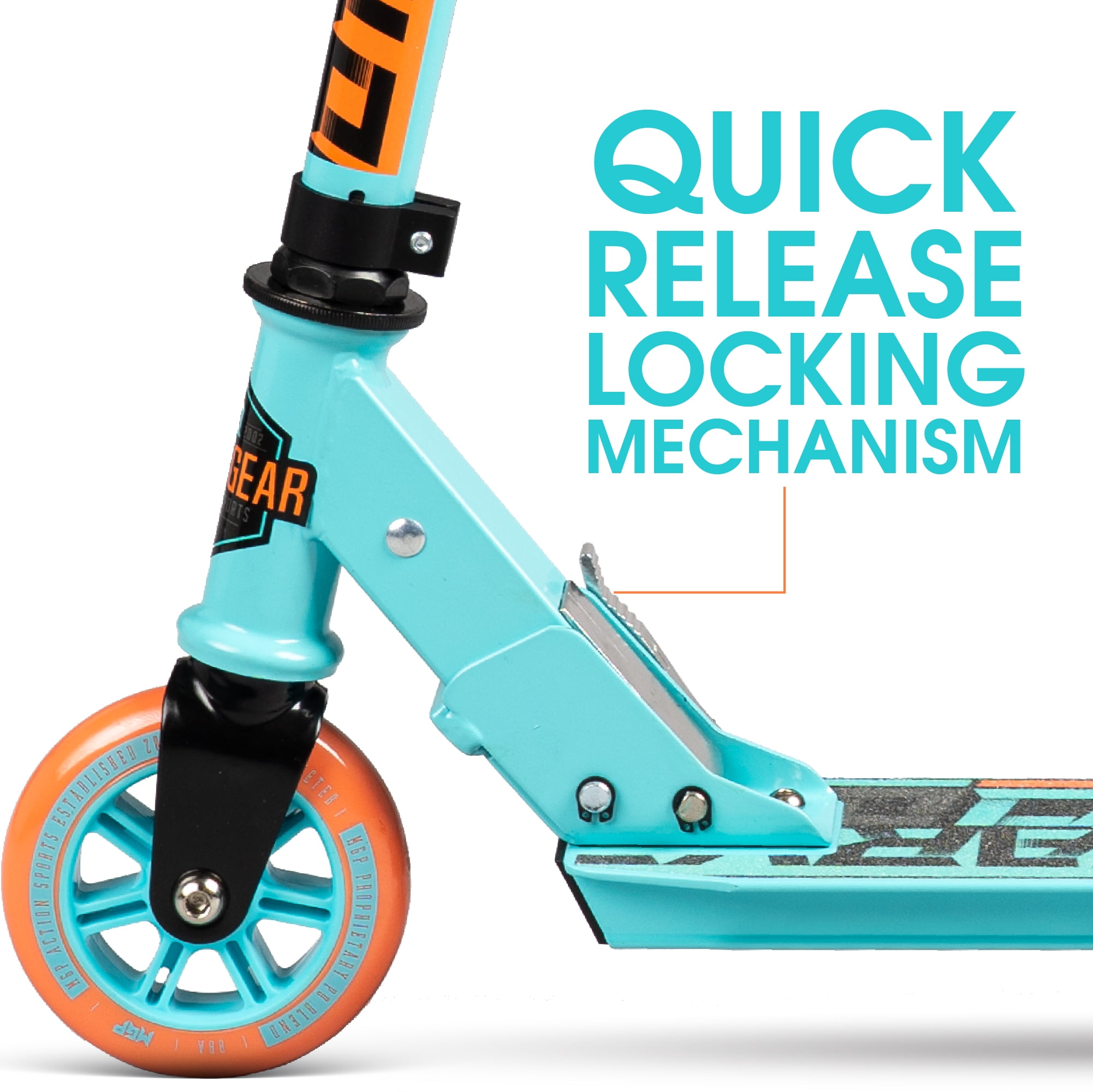 Madd Gear Carve 100 Folding Kids Inline Kick Scooter - Lightweight Height Adjustable 3 Yrs + Fully Assembled & Ready-to-Ride