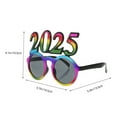 BERTDOMD New Year Eyeglasses Fancy 2025 New Year Graduation Party