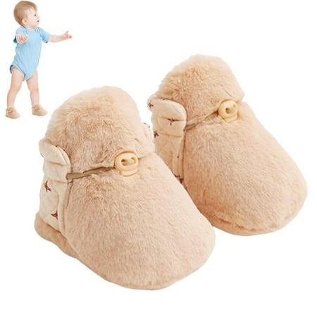 

Peitten Infant Cotton Shoes Plush Infant Snow Girls Shoes Indoor Infant Cotton Shoes House Shoes Toddler Booties For Infant Toddlers serviceable