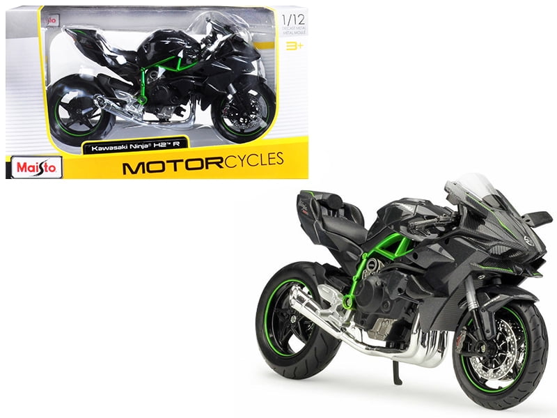 Ninja H2 R Black and Carbon Diecast Motorcycle by Maisto - Walmart.com